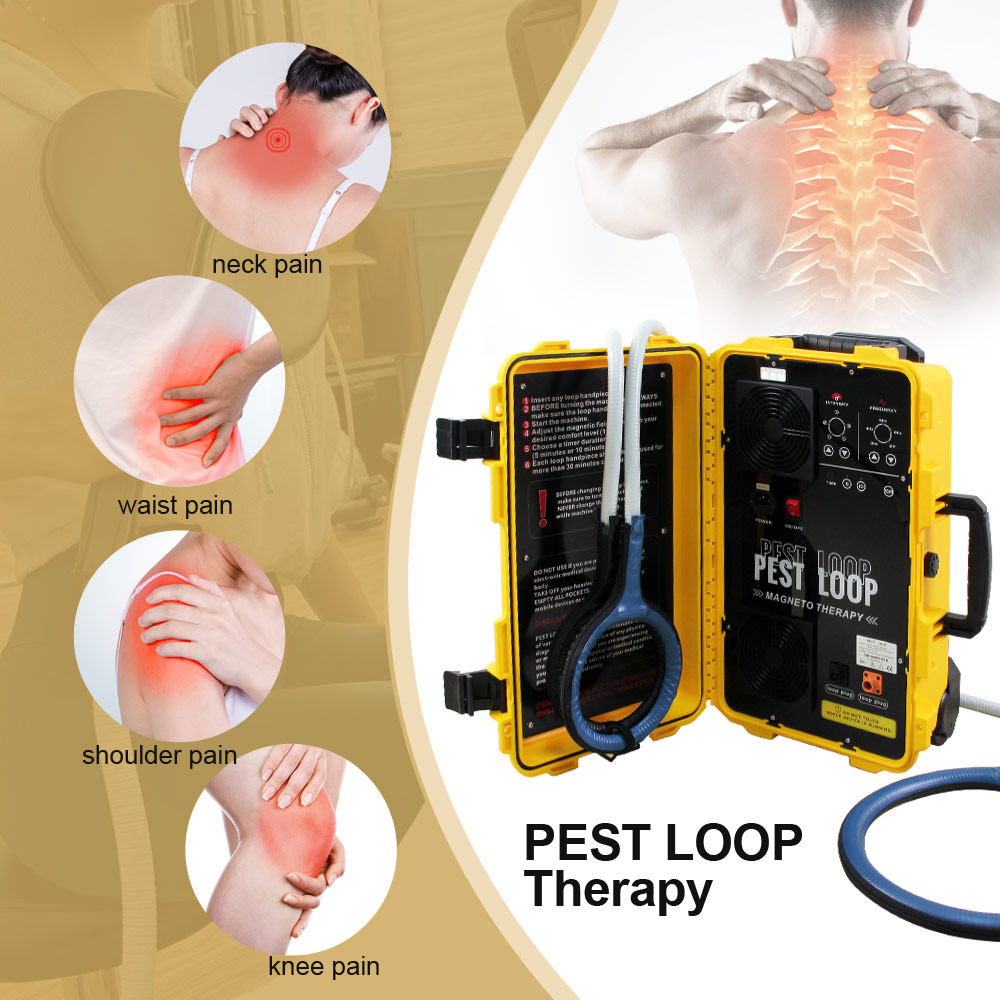 Health Care Pemf Pulsed Electromagnetic Physiotherapy Machine Pest Loop For Pain Relief And Bones Repair Injury Recovery Machine