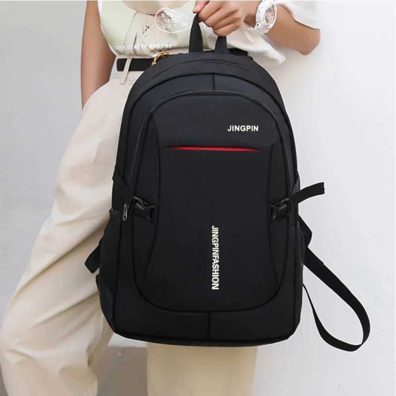 Mens and Womens Casual Canvas Briefcase - Simple Dual-Shoulder Bag - Korean Version - Laptop Travel BagW251114