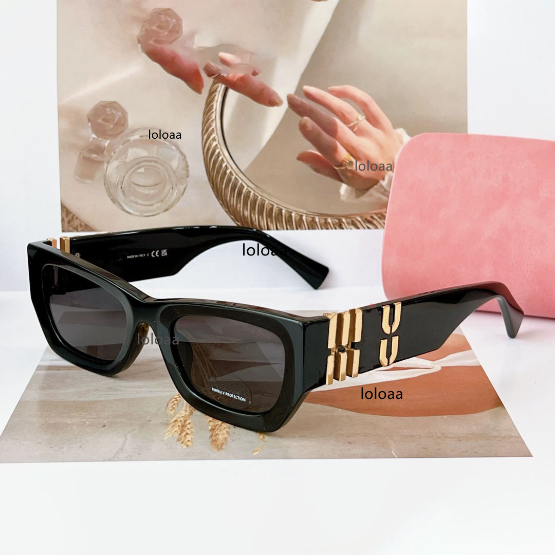 Luxury designer sunglasses for women classic SMU 09WS same style glasses classic hollow letters UV400 sunglasses with box mumuis muu muu muis GY4T