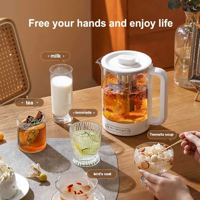 650W Household Multifunctional Electric Kettle 15L Glass Health Kettle Fully Automatic Transparent Tea Maker with Filter Y251114