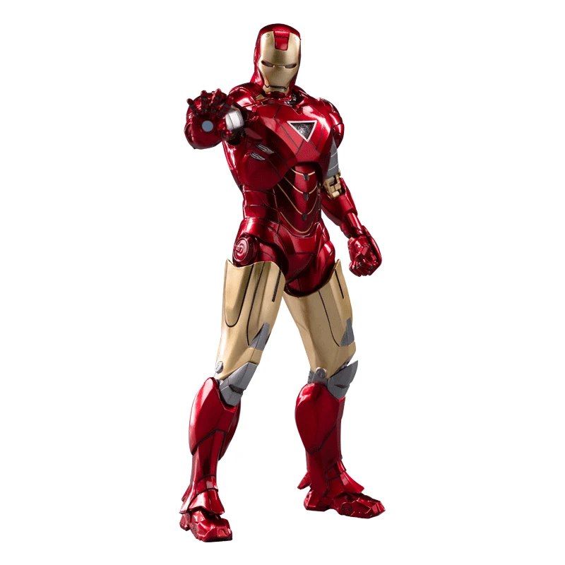 ZD Toys Iron Man MK6 Model 7inches Action Figures Tony Stark Iron Man 1/10 Avengers Genuinely Collect Model Ornaments Boy Gifts