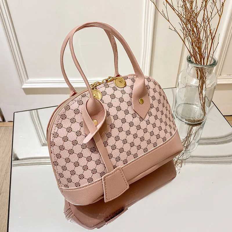 2025 New Korean Style Shell Bag Vintage Crossbody Shoulder Bag Women Fashion Handbag Casual Tote Purse for LadiesW251115