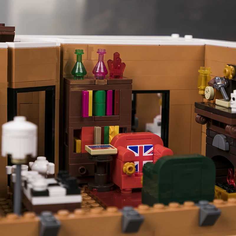 Creative Expert Modular Architecture MOC Pantasy 85014 Baker Street 221B Apartment Style 3300 Building Blocks Puzzle Toys W250415