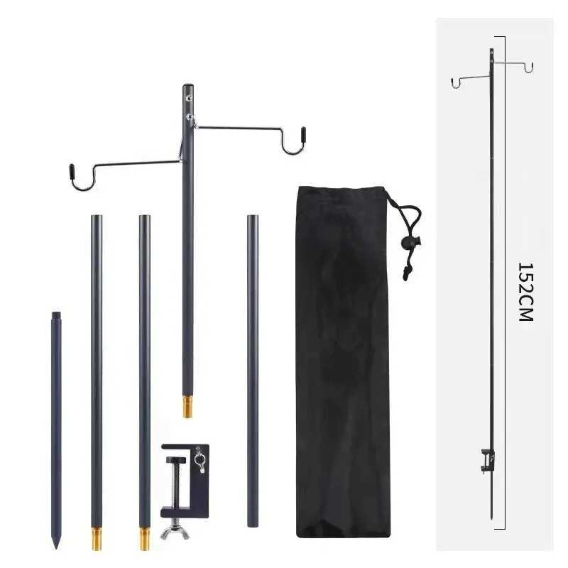 TARKA Camping Lantern Stand Detachable Aluminium Alloy Light Hangers Lighting Lantern Holder Outdoor Hiking Fishing Equipment M251115