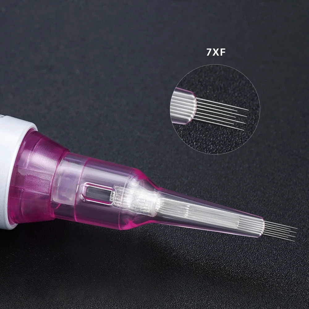 20pcs Sterilized Tattoo Needle Cartridges for Eyebrows Lip Microblading SMP/Pmu Tattoo Cartridge Liners RL/F/RM/RS 250409