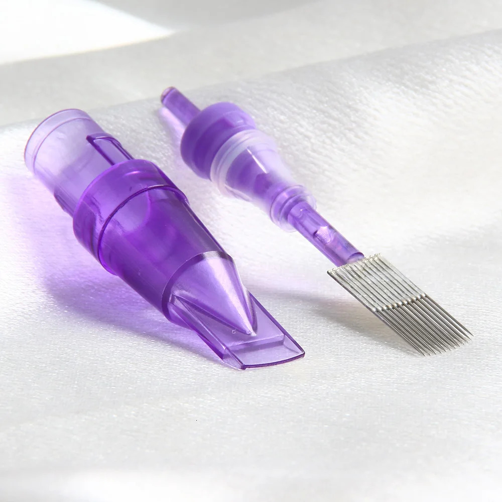 50PCS RL/RS/RM/M1 Professional Tattoo Cartridges Needles Standard 0.M Disposable Tattoo Needle For Permanent Makeup Machine 250409