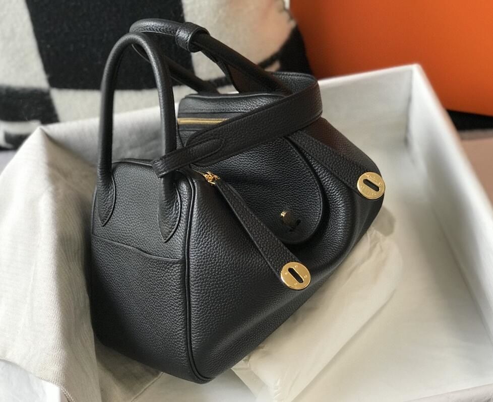 Fashion Bags Totes handbag women's real leather bag lychee cowhide doctor handbag shoulder purse top craft all TOGO handbags bag 10A size 26cm 30cm 19CM