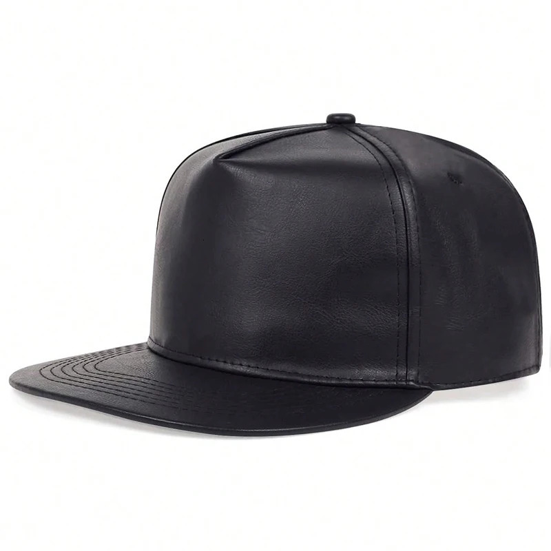 Solid Leather Hat Men Women Adjustable Baseball Cap Sport Hip Hop Golf Caps Male Female Street Headwear Sun Hats gorras 250414