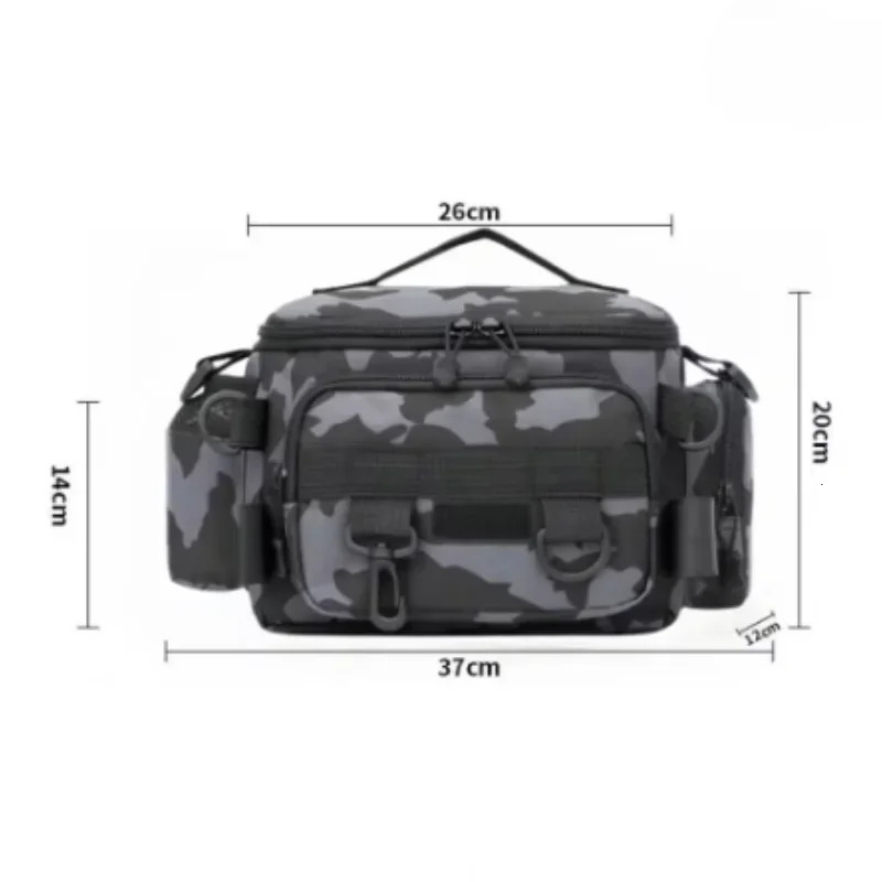 Fishing rod shoulder bag storage portable fishing holder outdoor sports flying y250410