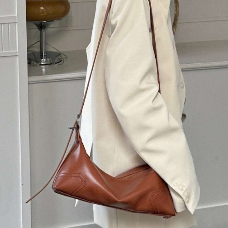 Mm Women's Bags Spring/Summer New Top Single Armrest Order Genuine Leather Cross Shoulder Female Niche Design High End Sensation Bag