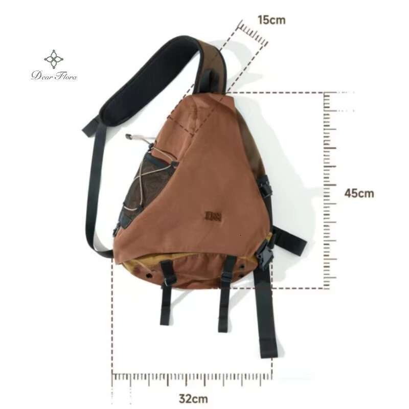 New Y2k Portable Light Nylon Crossbody Trendy Rucksack Travel Shoulder Bag Casual Knapsack Outdoor Sports Unisex Chest Packs
