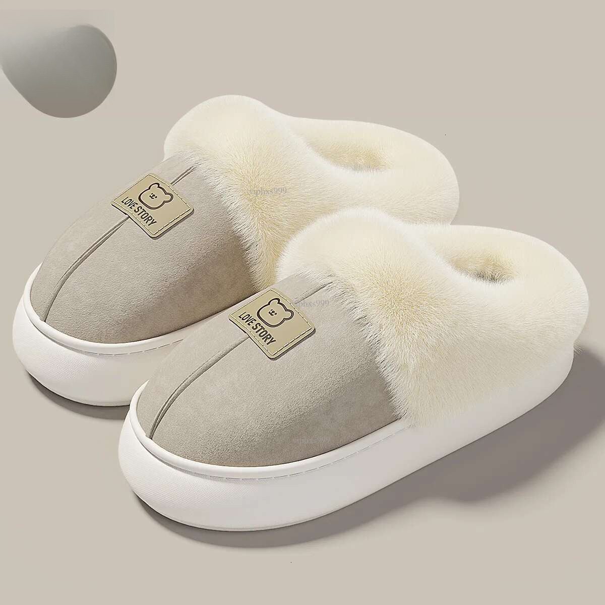 New Free Shipping Designer Shoes Waterproof Slippers Women Winter Thick Soled Outdoor Wear Indoor Home Use Warmth Couples Wrapped Cotton Shoes For Men