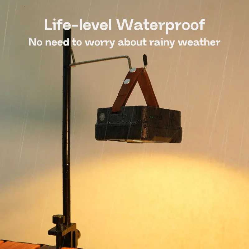 MOSLIGHTING Camping Lantern Work Floodlights Strong LED COB Hanging Tent Lamp Portable Rechargeable Outdoor Waterproof Emergency M251115