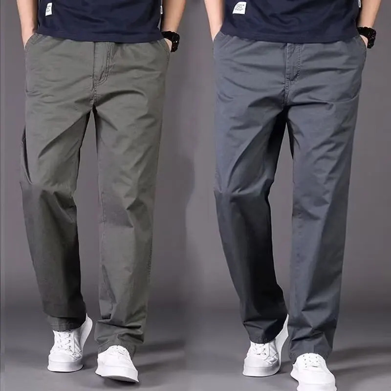 Commodity pants pocket mens Trouser sports shoes largesized clothing gym Y2k runner casual 250407