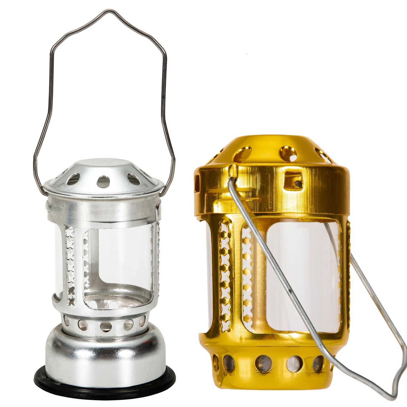 Candle Lantern Mini Bright Aluminium Alloy Brass Night Fishing Hanging Candle Lamp Outdoor Camping Angling Candle Lamp M251115