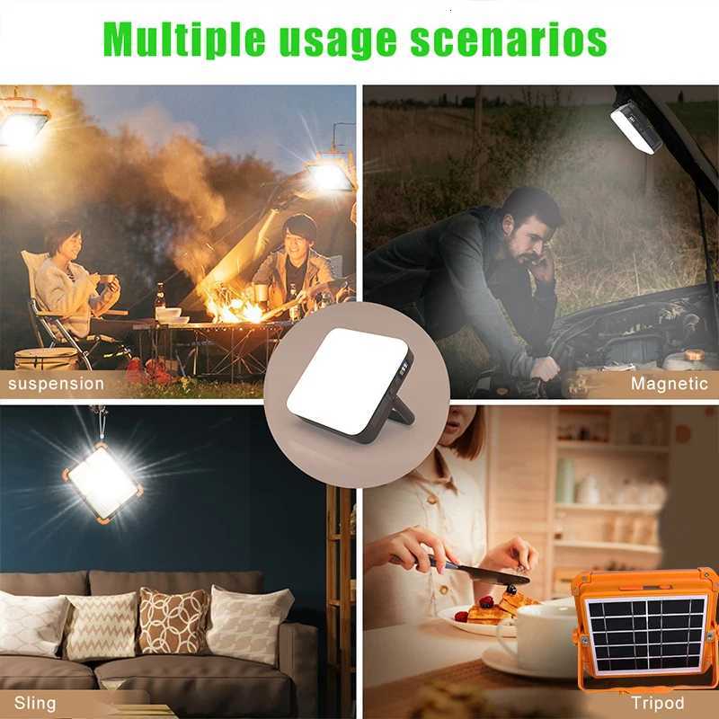 20000mah Portable solar lantern LED Tent Light Rechargeable Lantern Emergency Night Market Light Outdoor Camping Bulb Lamp M251115