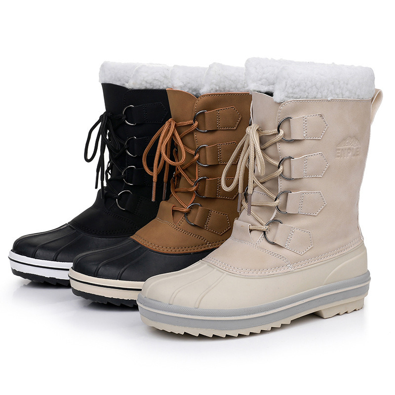 designer shoes Duck Hunting Women Adult Warm Snow Waterproof Outdoor Mid-Calf Boots Boots Ski - view 3