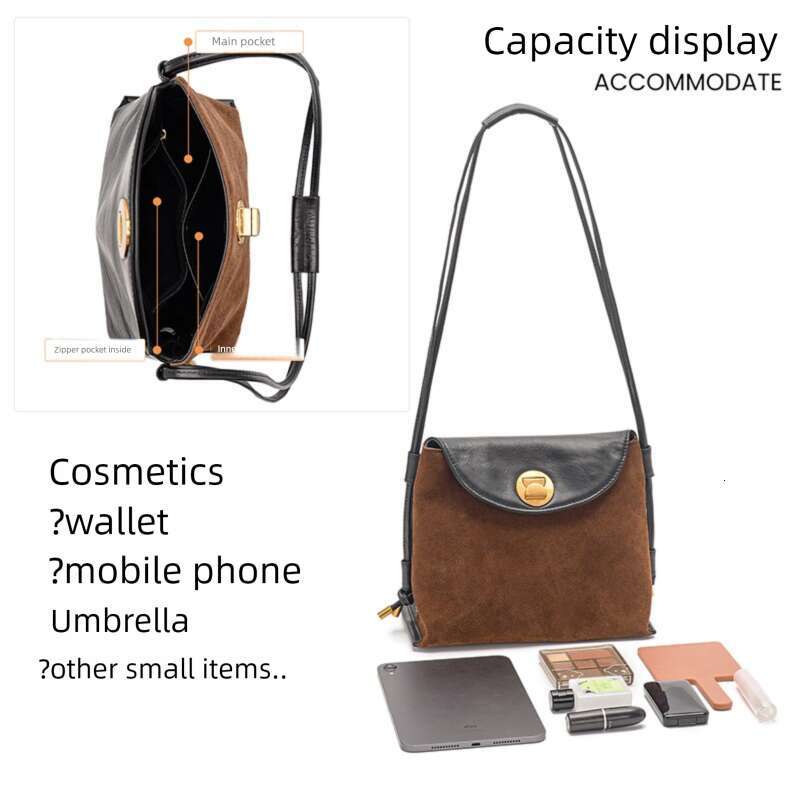 Luxury Bag Designer JOGUJOS Genuine Leather Crossbody Casual Versatile Women S Fashion Niche Handbag Commuter Shoulder Bag