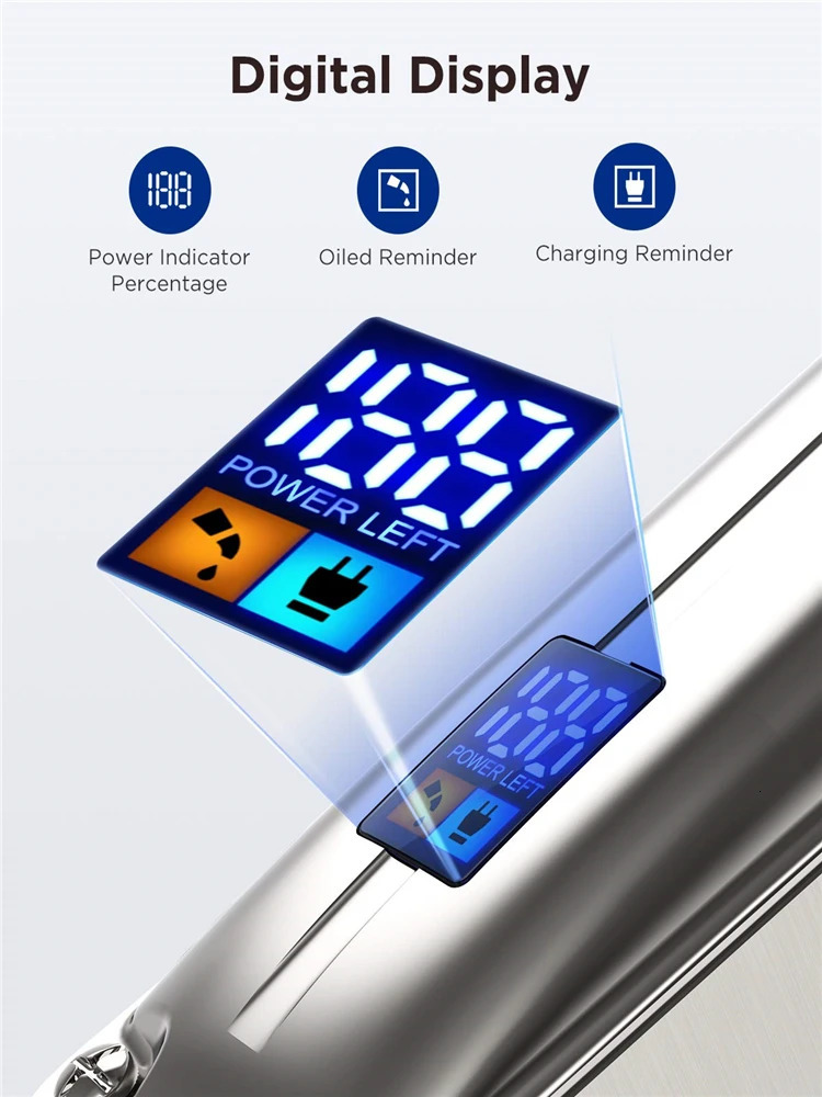 Limural Hair Clippers for Men Professional Hair Cutting Kit Beard Trimmer Barbers Cordless Close Cutting T-Blade Trimmer Kit 250409