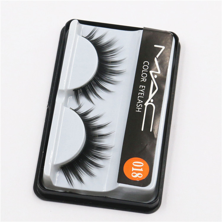M MC 12 Pairs per Lot False Eye Lashes Brand Makeup 3d mink eyelashes Extensions