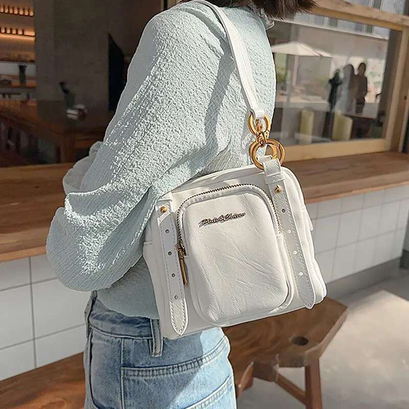 Women's Crossbody Shoulder Bag With High End Sense - Versatile, Textured, Perfect For Commuting And Showcasing Temperament