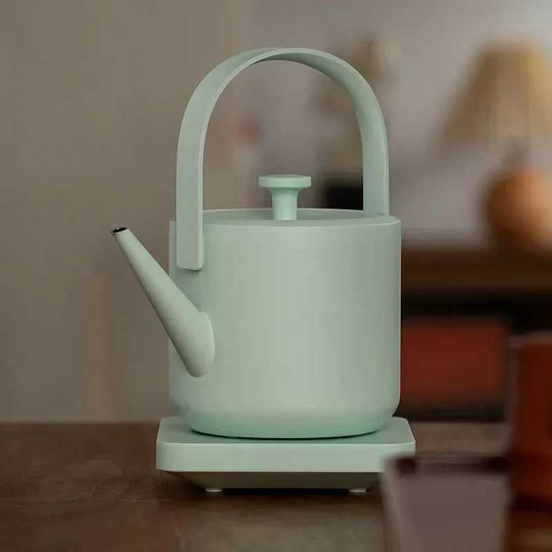 220V Retro Style Electric Kettle 600ML Stainless Steel Water Boiler 1200W Thermostat Teapot Fast Boiling Y251114