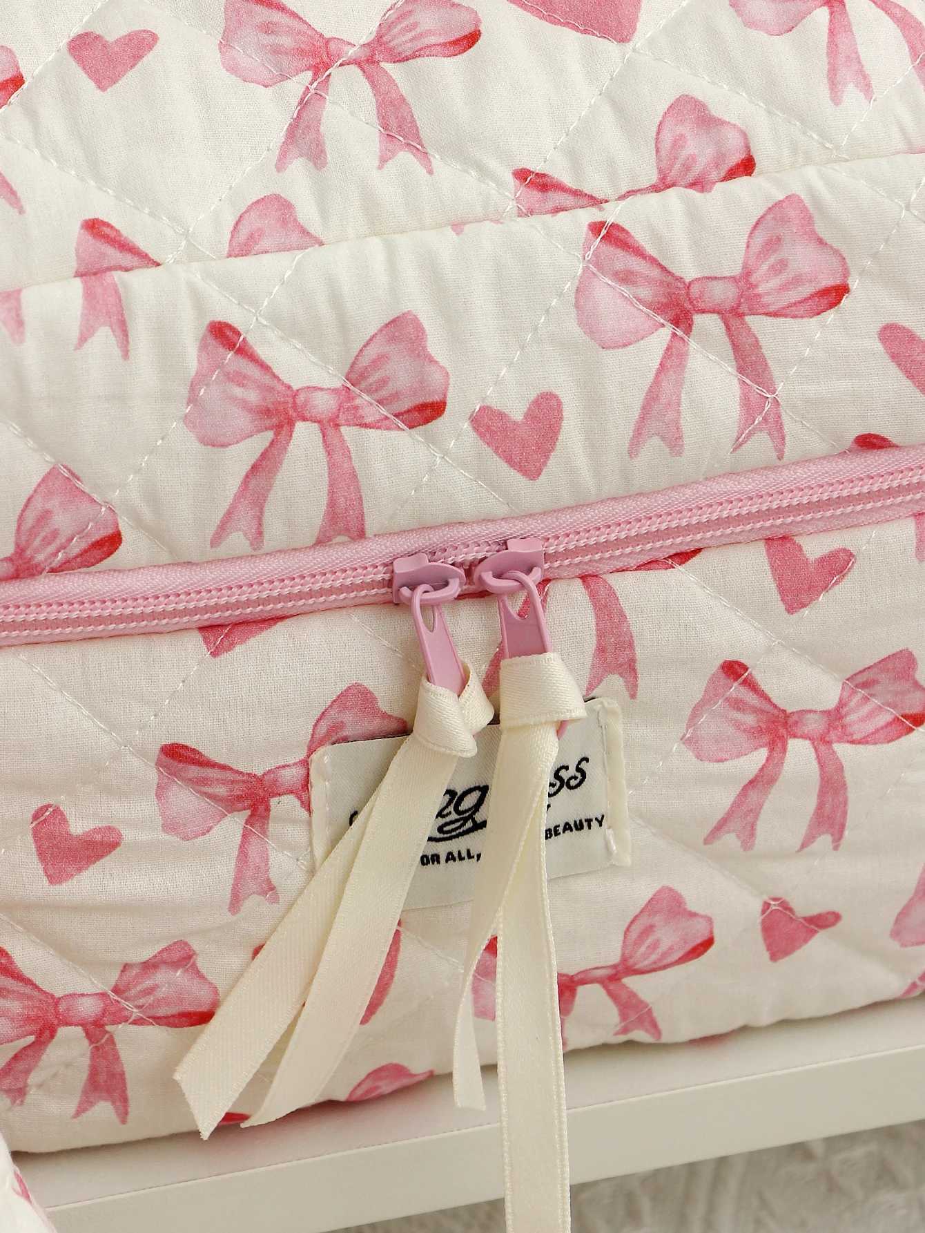 Butterfly pattern makeup bag set cute makeup bag large capacity travel toilet organizer bag zipper makeup organizer bagXJ250415