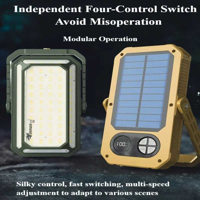 Mountainhiker Outdoor camping light with ultra long battery life solar charging outdoor car camping multi-functional main light M251115