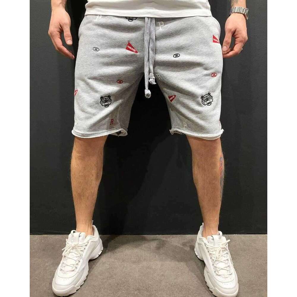 summer new high street sports fitness shorts men loose and breathable beggar pants trendy casual pants for men