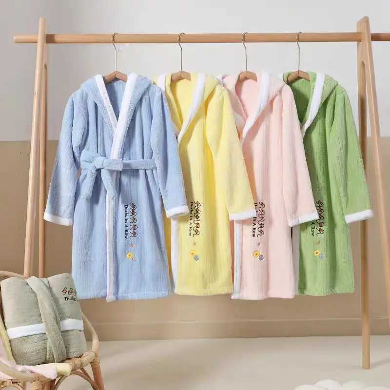 2025 New Kids Bath Robe Cozy Hooded Poncho C251115