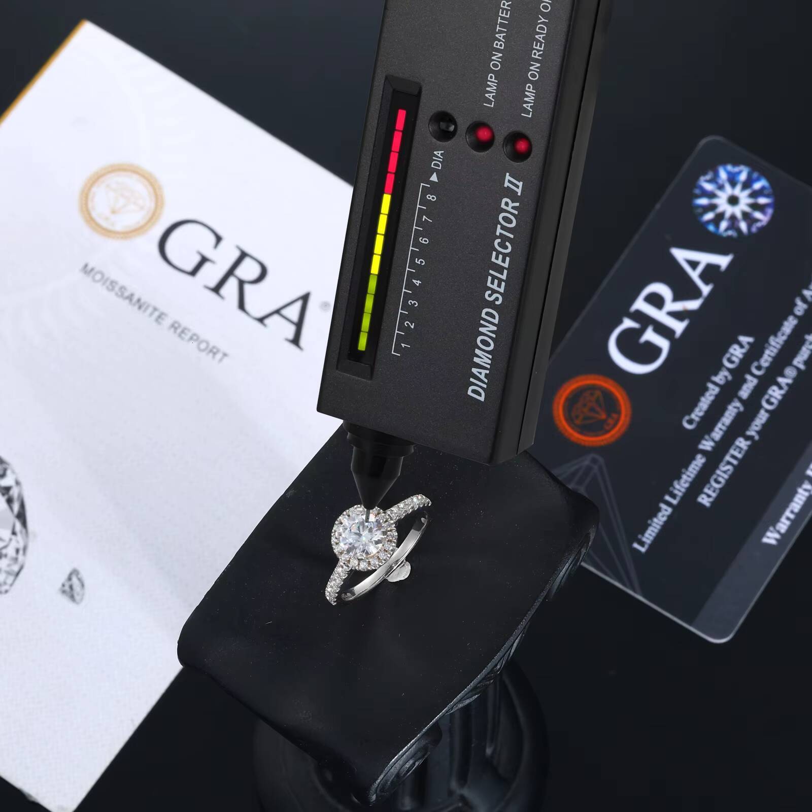 Classic Halo Engagement Diamond Ring 925 Sterling Silver D Color VVS Moissanite Sparkling Fine Jewelry Gift for Women