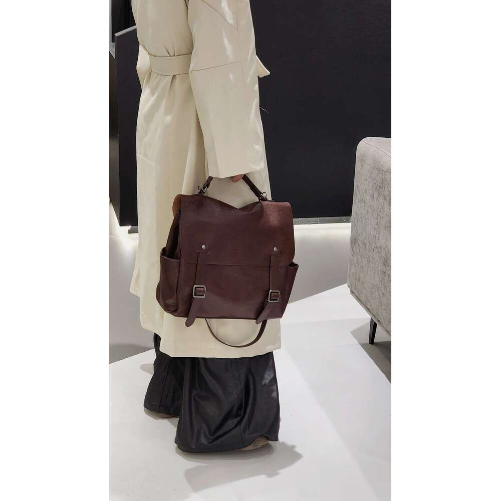 Mm Women's Bags Women's Backpack With Large Capacity, Fashionable Commuting Backpack, Casual Travel Shoulder Bag, Wind-Driven Messenger Bag