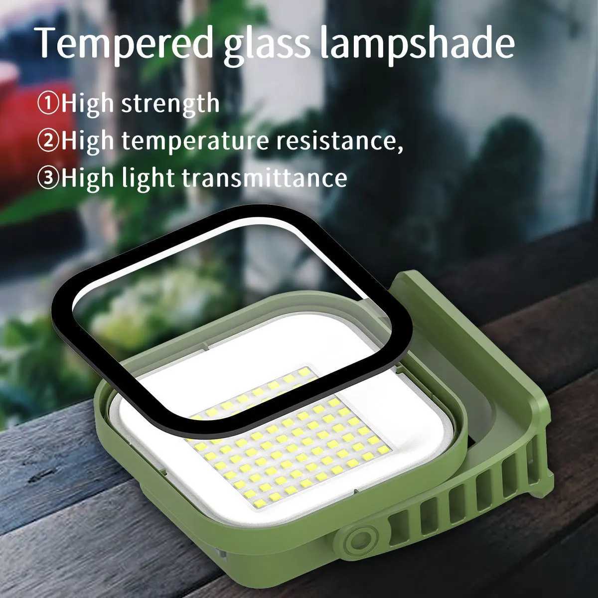 MOSLIGHTING Solar Rechargeable Floodlight Work Maintenance Emergency Lights Cool Camping Gear Lantern Flashlights LED Outdoor M251115