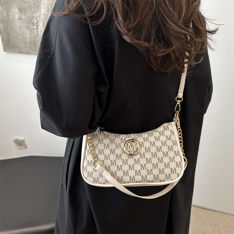 Luxury Brand Designer Bag Tote French Underarm Women's 2024 New Casual Shoulder Bag Versatile Diagonal Crossing Dumpling Trendy