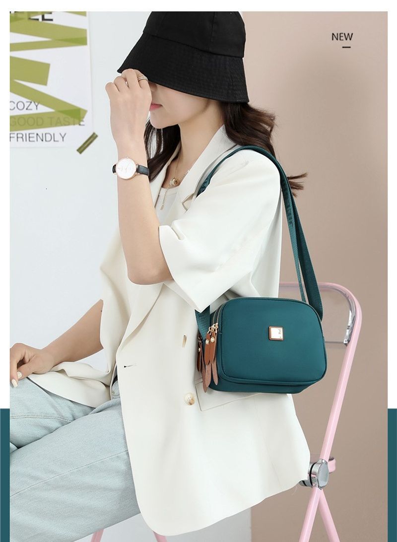 New Arrivals Women Soft Lightweight Nylon Crossbody Shoulder Handbags Cosmetic Storage Bags Gifts