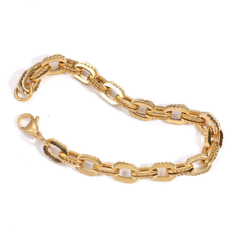 Stainless steel new high-end minimalist popular style autumn winter men's and women's fashionable high-quality bracelet