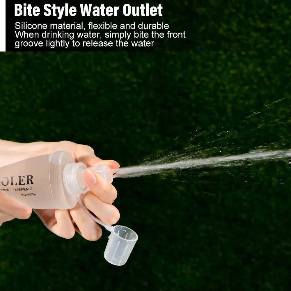 NEWBOLER TPU Outdoor Sport Bottle Folding Soft Flask Water Bottle for Running Camping Hiking Bicycle Fitness Water BagW251114