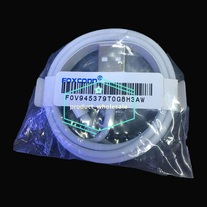 High Quality Foxconn E75 2m 6FT 1m 3FT USB A Cables Fast Charging Cords Quick Phone Charger Cord iPhone Cable for iPhone 7 8 X 11 12 13 Smart Phones with Retail Box