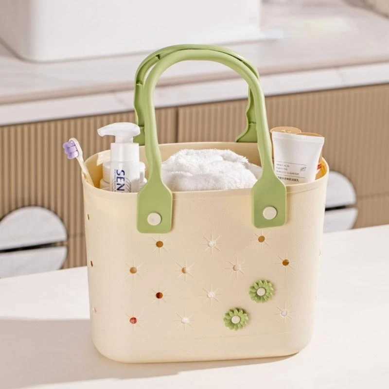 Portable and stylish storage bag accessories for beach and swimming pool activities W250415