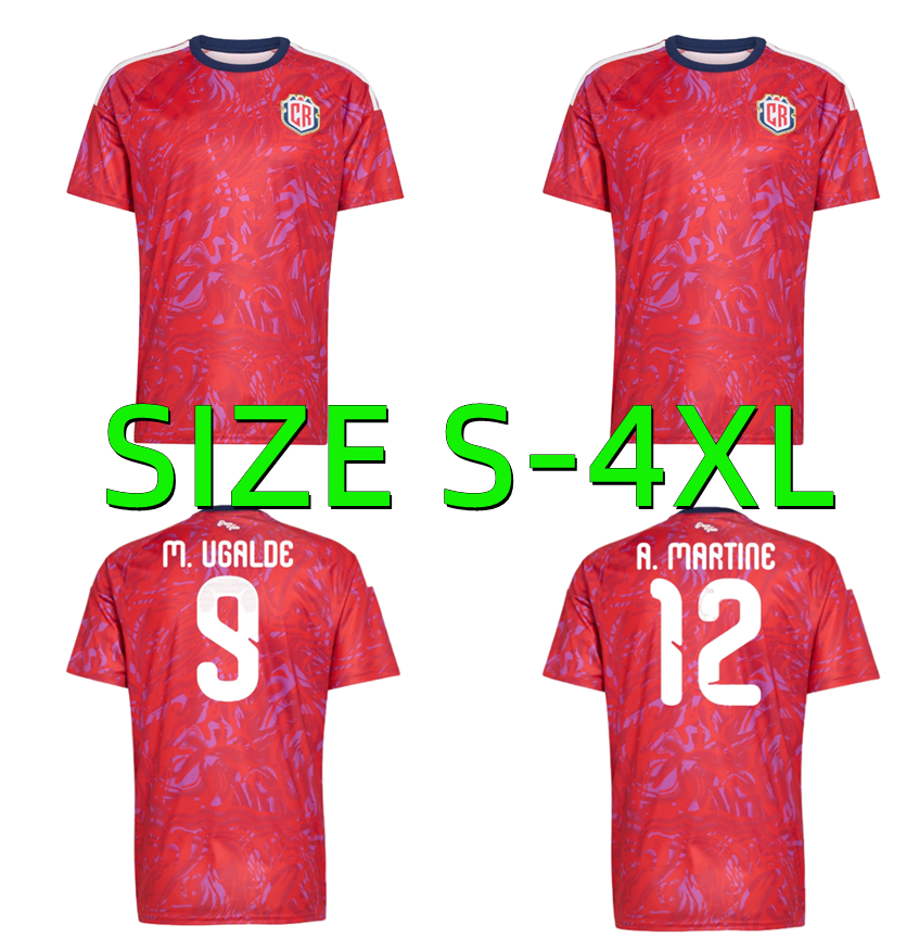 XXXL 4XL 2025 2026 Costa Rica soccer jerseyS 25 26 27 Camiseta Special edition Ugalde Navas A. MARTINEZ J. ALCOCER football shirts