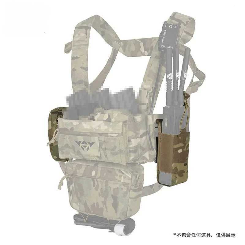 YAKEDA Tactical Chest Rig with 5.56/7.62 Magazine Pouch Holder Pistol Pouch Wing Pouch Molle Dangler Pouch XJ251114