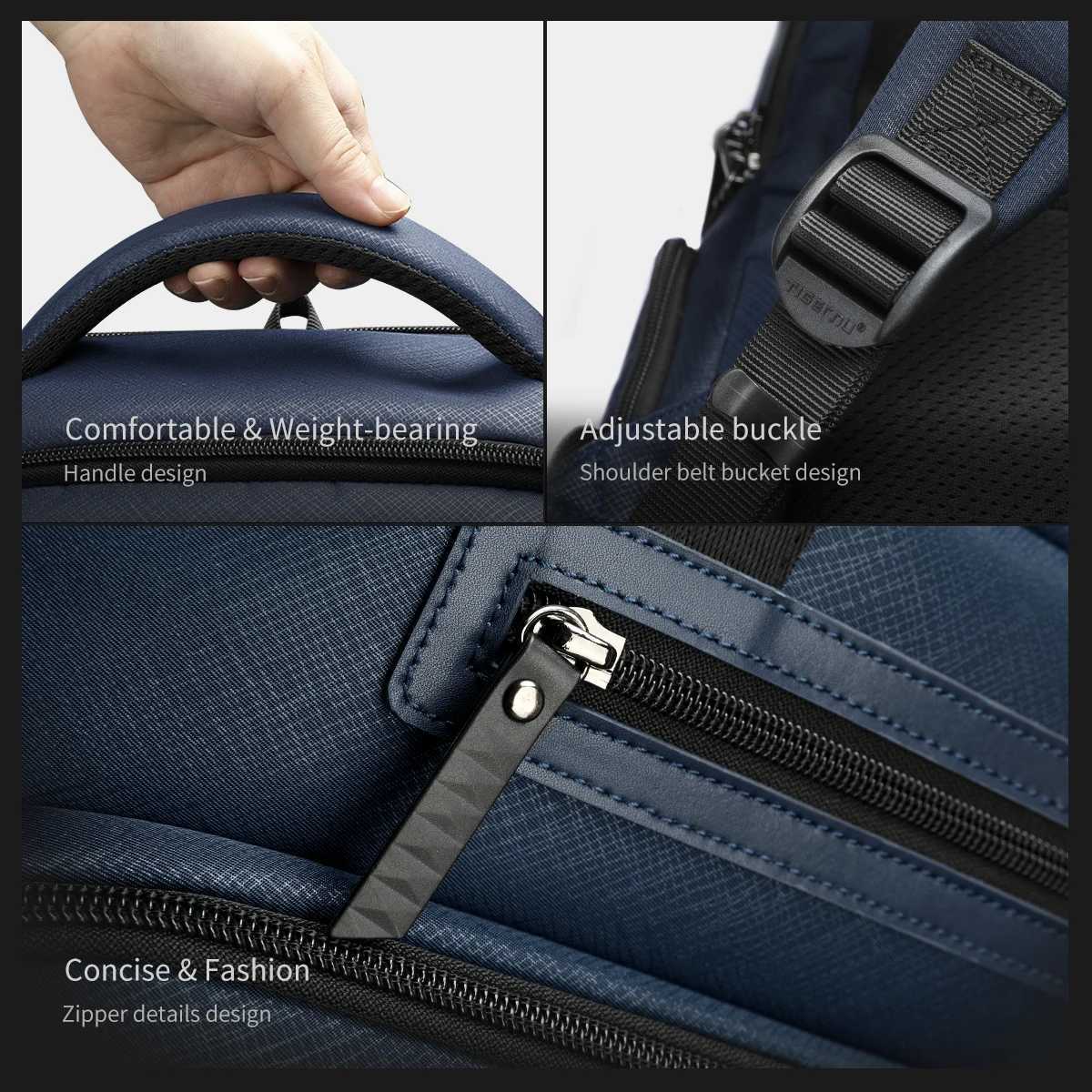 Tigernu Travel Backpack Bags 156inch Laptop Backpacks For Men Waterproof School Backpacks Business Bags Knapsack Connect SeriesW251114