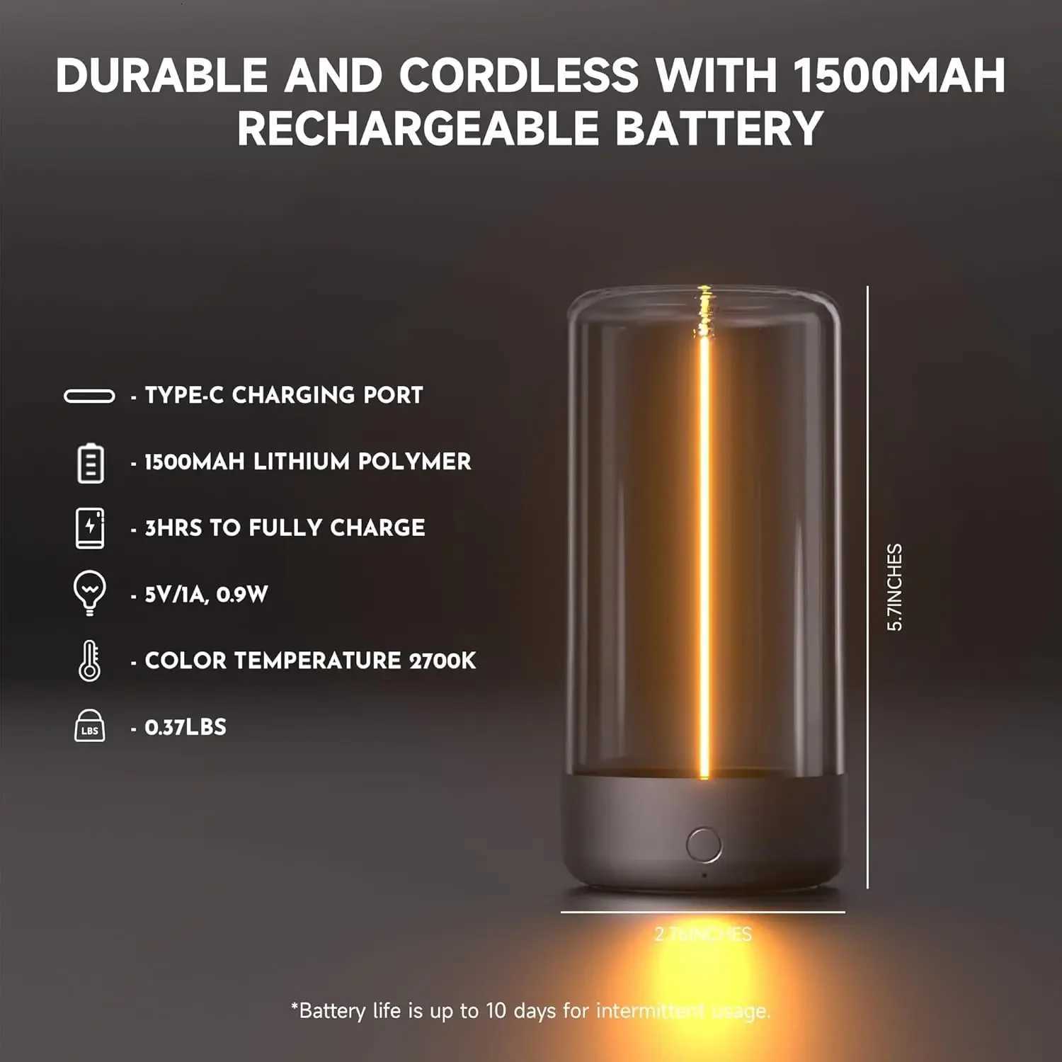 Mini Outdoor Camping Atmosphere Lamp Portable Desktop LED Night Light Bedroom Mood Bedside Lamp Birthday Gift M251115