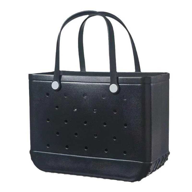 Waterproof womens handheld storage solid color single shoulder beach bag Waterproof womens handheld storage solid color single W250415