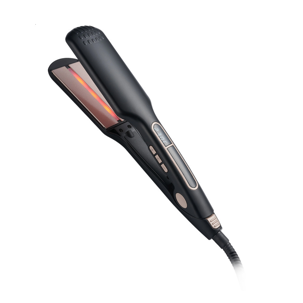 Hair Straighteners ANGENIL Argan Oil Flat Iron Hair Straightener 1.6 Inch Wide Dual Voltage Hair Straightener and Curler 2-in-1 Hair Curler 231211