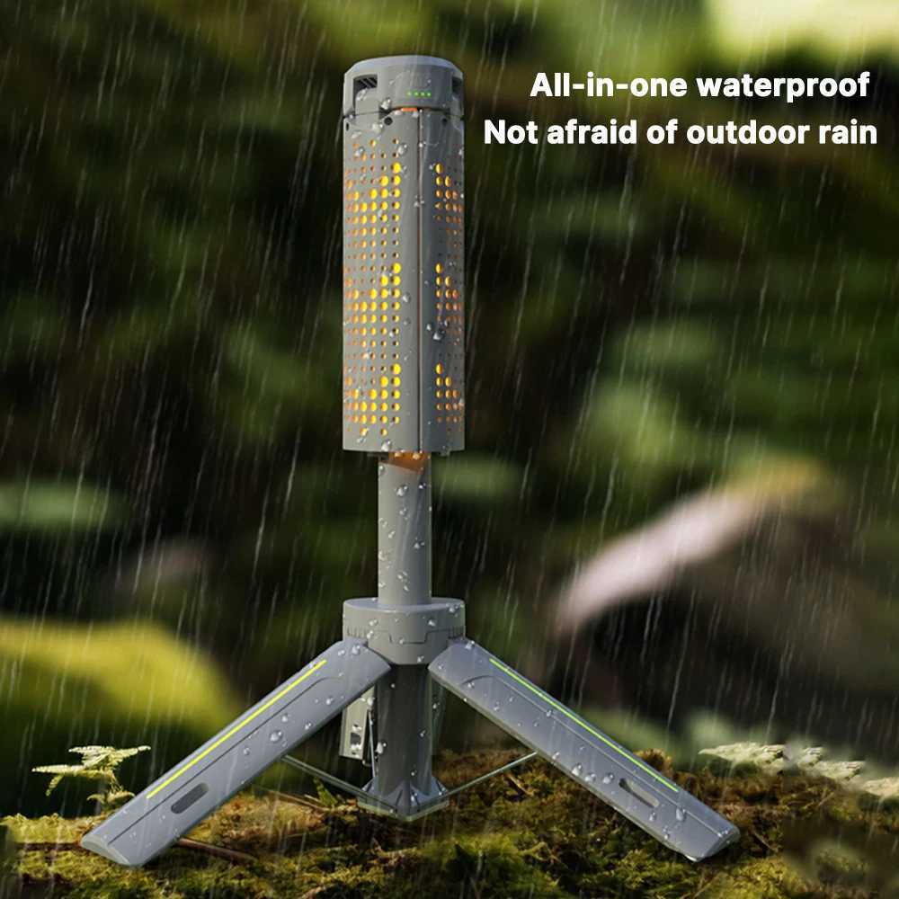 Rechargeable Outdoor Portable Hiking Camping Fishing Flashlight Telescoping Camping Lantern Telescopic Camping Light M251115