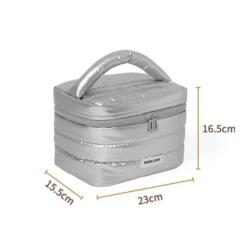 New Makeup Bag Large Capacity Portable Makeup Skincare Storage Travel Toilet BagXJ250415