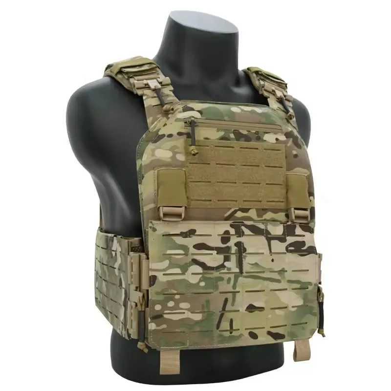 6094 Combat Vest Quick Release Lightweight Laser-Cut Tactical Gear with 1000D Nylon Plate Carrier System XJ251114