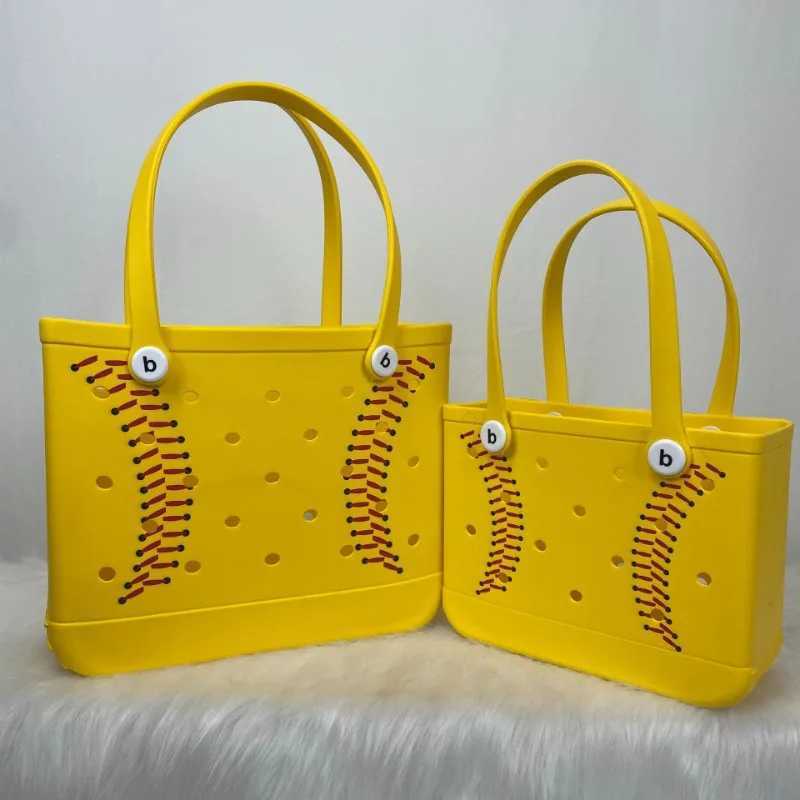 1 piece EVA beach bag large capacity waterproof mesh handbag portable travel sports equipment organizer wear-resistant design W250415