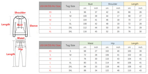 Piece Mens 2 Veet Tracksuit Casual Pant Sweater Sweatsuit Sport Sweatshirt Set